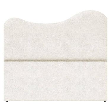 Imagem de Cabeceira Queen 160 cm Com Frame Selena Boucle Creme Artte