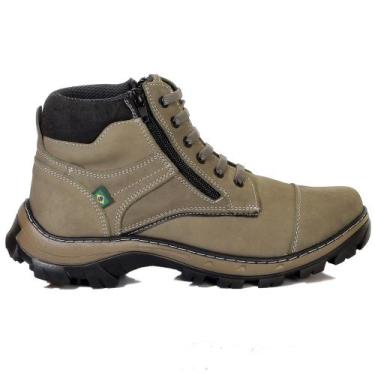 Imagem de Bota Adventure Masculina Couro Conforto Trilha Calça Fácil Tamanho:42C