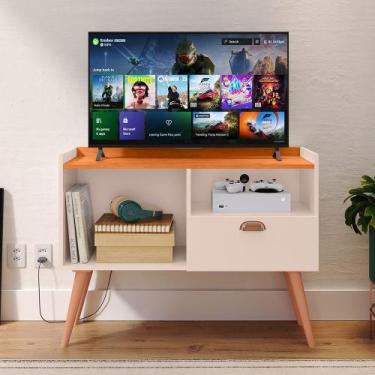 Imagem de Rack para TV 32 Polegadas 1 Porta Puxador Concha Lauren Nicho Decorati