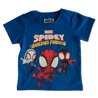 Imagem de Camiseta Infantil Masculina Manga Curta Homem Aranha 3 Anos - Basic +