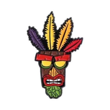 Imagem de Broche De Metal Em Formato De Homem Selvagem, Emblema Divertido Com Pi