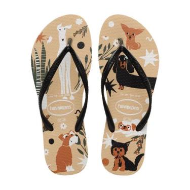 Imagem de Chinelo de Dedo Slim Pets Feminino Havaianas