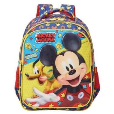 Imagem de Mochila de costas escolar infantil 3D Mickey Xeryus Original-Unissex
