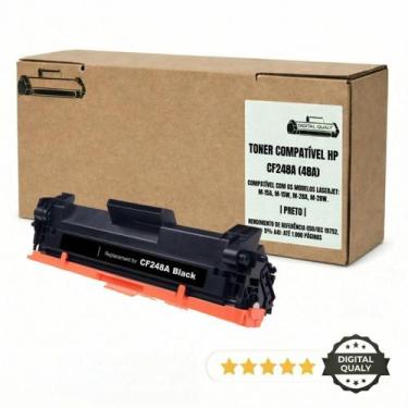 Imagem de Toner CF248A 48A Digital Qualy Compatível M15A M15W M28A M28W Preto Re