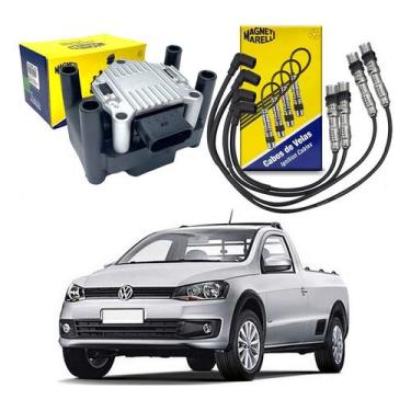 Imagem de Bobina Ignição Cabo Vela Saveiro G6 1.6 8v 2014 A 2016 - Magneti Marel