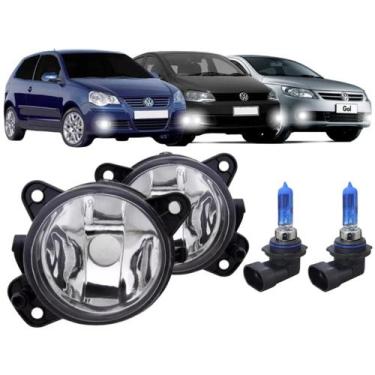 Imagem de Par farol milha gol g5 polo 2007 fox 2010 e super branca - BIBAS