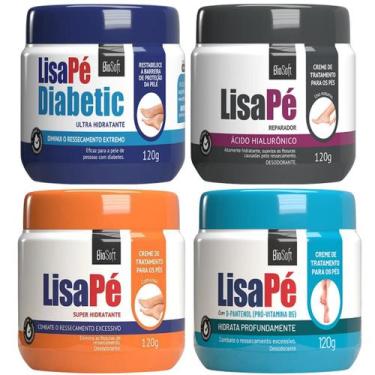 Imagem de Creme Hidratante Lisa Pe BioSoft Escolha o Seu Tratamento Ressecamento