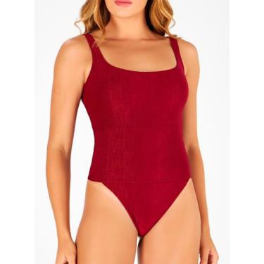 Imagem de Maiô Body Banho de Mar 623.529 Feminino Zero Barriga Texturizado Micro