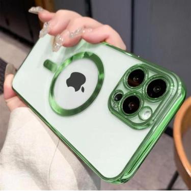Imagem de Case Magsafe Colors Blindex Luxo Proteção P/ Compatível  iPhone 13 Pro