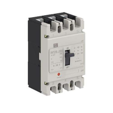 Imagem de Disjuntor Tripolar Caixa Moldada 175a 20ka Weg Dwp250l-175-3 - WEG DRI
