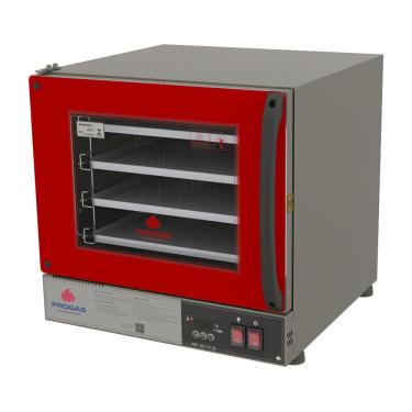 Imagem de Forno Turbo Elétrico Progás 56L Fast Oven Plus Vermelho PRP-004 Plus