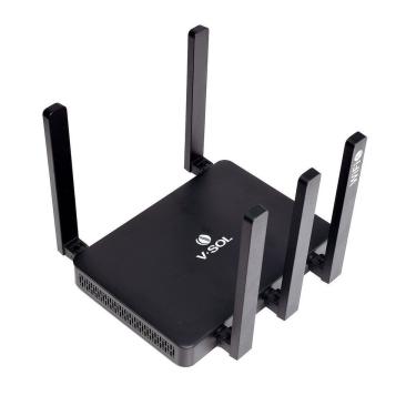Imagem de Roteador Wi-Fi 6 Dual Band HG5020-AX15-4G AX1500 Gigabit com 4 Antenas Externas V-SOL