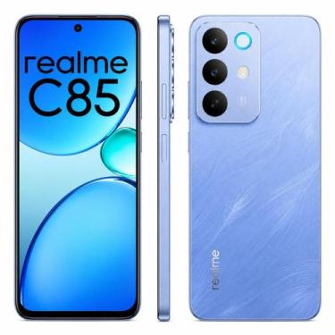 Imagem de Smartphone Celular Realme C85 128GB, 6GB RAM, Tela 6,72 polegadas 120 