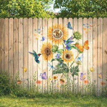 Imagem de Stencil QCSZAO 6 peças Grande Girassol 36 cm Conjunto Floral