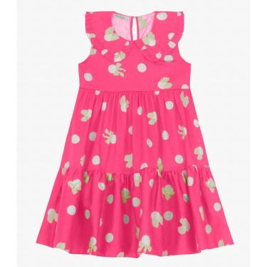 Imagem de Vestido Infantil em Popeline Trick Nick Rosa
