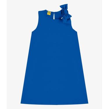 Imagem de Vestido infantil em Crepe Light Rovi Kids Azul