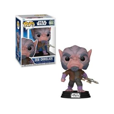 Imagem de Boneco Funko Pop! Star Wars Mandalorian e Grogu - Zeb