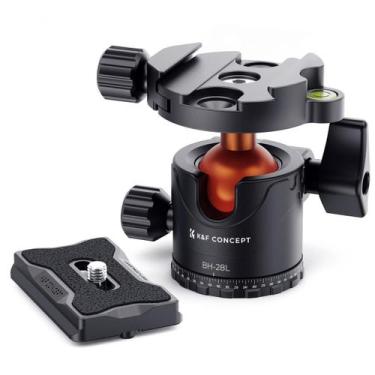 Imagem de Cabeça Ball Head Tripé K&ampF Concept 28 10kg 360 Metal - Kf Concept