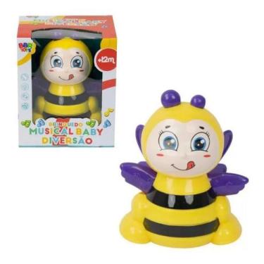 Imagem de Brinquedo Abelha Interativa com Som Luz e Movimento 360 Infantil Music
