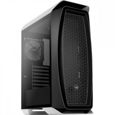 Imagem de Gabinete Gamer para Computador Aero One com Lateral em Vidro Temperado Branco Aerocool
