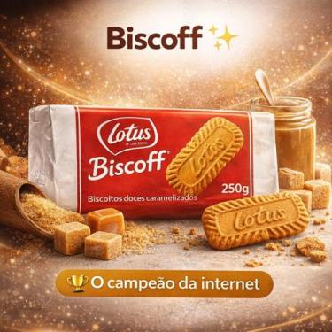 Imagem de Lotus biscoff original 250g  o famoso biscoito belga caramelizado