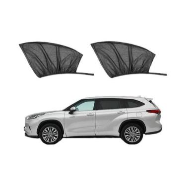 Imagem de Conjunto De 4 Protetores Solares Para Carro, Fácil Instalação Com Ganc