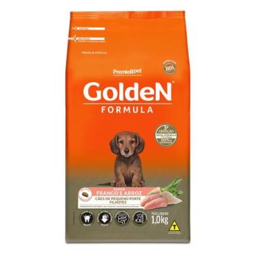Imagem de Ração Golden Fórmula Cães Filhotes Mini e Pequeno sabor Frango e Arroz