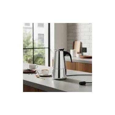 Imagem de Cafeteira Italiana Splendore Inox 300ml 6 Xícaras Unitermi