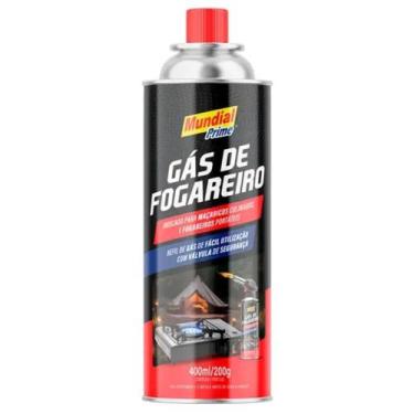 Imagem de Refil Spray Gás Maçarico e Fogareiro Culinário 400ml Mundial Prime