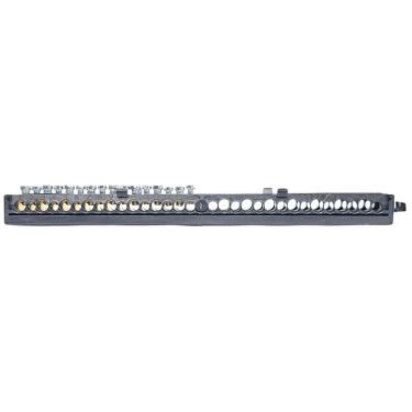 Imagem de Barramento N+t QUA1316 para Quadro Sobrepor Quasar 16 Terminais Bivolt Steck 202CM