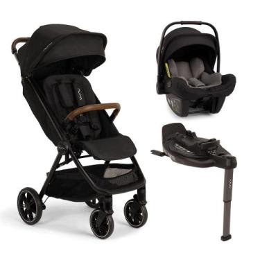 Imagem de Carrinho TRVL LX + PIPA Next + Base CURV Nuna Cor: Preto Caviar, Preto