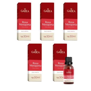 Imagem de Kit 5 Óleo Rosa de Mosqueta 5x30ml Gabea Sabor:Sem sabor - Maltta, Sem