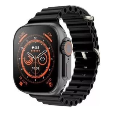 Imagem de Relogio Smartwatch Ultra U9 Tela Amoled 49mm Monitor Saúde Academia Bu