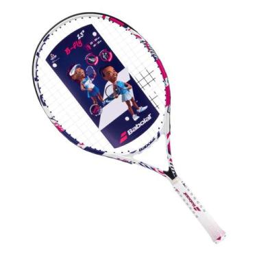 Imagem de Raquete de Tênis Babolat B Fly 23 Azul e Rosa