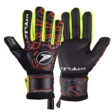Imagem de Luva de Goleiro Poker Endurance III Profissional, Preto, 10