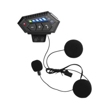 Imagem de Fone De Ouvido Bluetooth 5.4 Para Capacete De Moto, À Prova d'Água, Ch