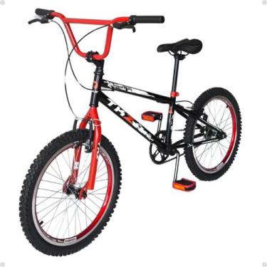 Imagem de Bicicleta Infantil BMX Cross Freestyle Menino Aro 20 - TKZ BIKES, Pret