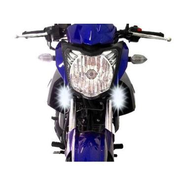 Imagem de Farol Auxiliar Led 18w Drl Moto Yamaha Ys 150 Fazer (par)