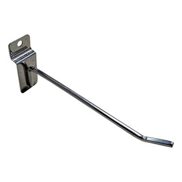 Imagem de Gancho P/Painel Canaletado 4,76mm 15cm C/ 100 Un. Cromado