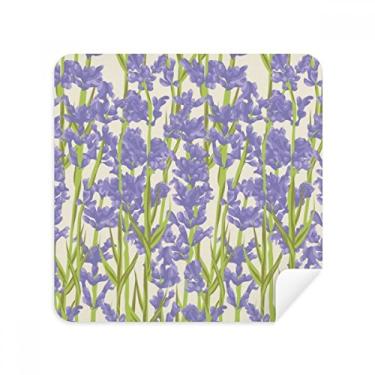 Imagem de Pintura de plantas de flores, lavanda, limpador de tela, tecido de camurça, pacote com 2