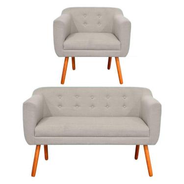 Imagem de Kit Namoradeira 2 Lugares E 01 Poltrona