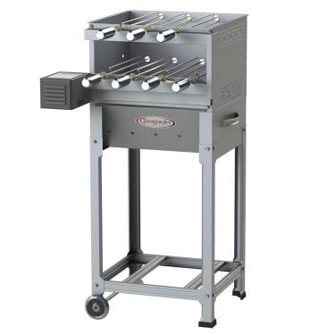 Imagem de Churrasqueira Itagrill Plus Luxo Itajobi Inox 9 Espetos Elétricos Giratório