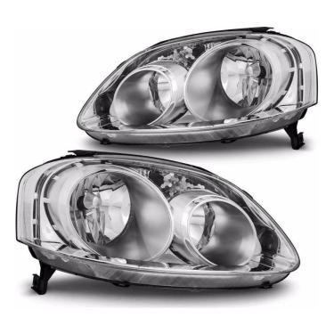 Imagem de Farol Fox Spacefox Crossfox 08 2009 2010 Foco Duplo Cromado