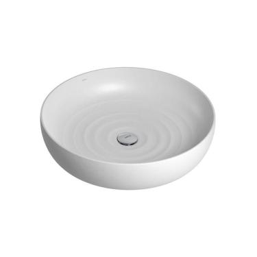 Imagem de Cuba de Apoio Deca 50x50 L.12050.GT.16 Redonda Gota Branco Fosco