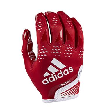 Imagem de adidas Adizero 12 Football Receiver Gloves, Red/White, Small