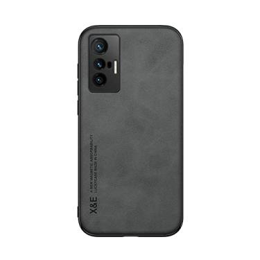 Imagem de Kepuch Silklike Capa para Vivo X70 - Case Placa de Metal Embutida para Vivo X70 - Preto