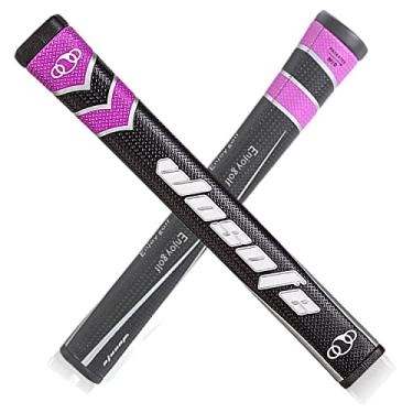 Imagem de Zenesty Golf Putter Grips de tamanho médio para homens serve na maioria dos tacos de ferro em forma de pistola, superfície leve, aderente, padrão delicado, material de poliuretano macio, sensação confortável, 6 cores para escolher