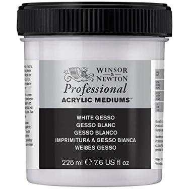 Imagem de Winsor & Newton - 3040920 Gesso branco médio acrílico profissional, 225 ml