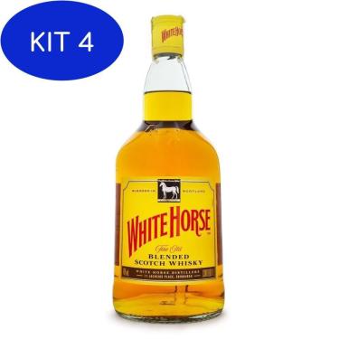 Imagem de Kit 4 Whisky White Horse 700Ml