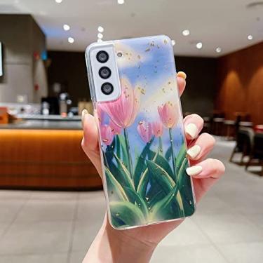 Imagem de Capa de telefone de flores de pintura colorida de luxo para samsung s22 s21 ultra s20 fe plus a51 a71 a32 a13 a33 a72 a52 a53 5g capa traseira, a05, para samsung s22